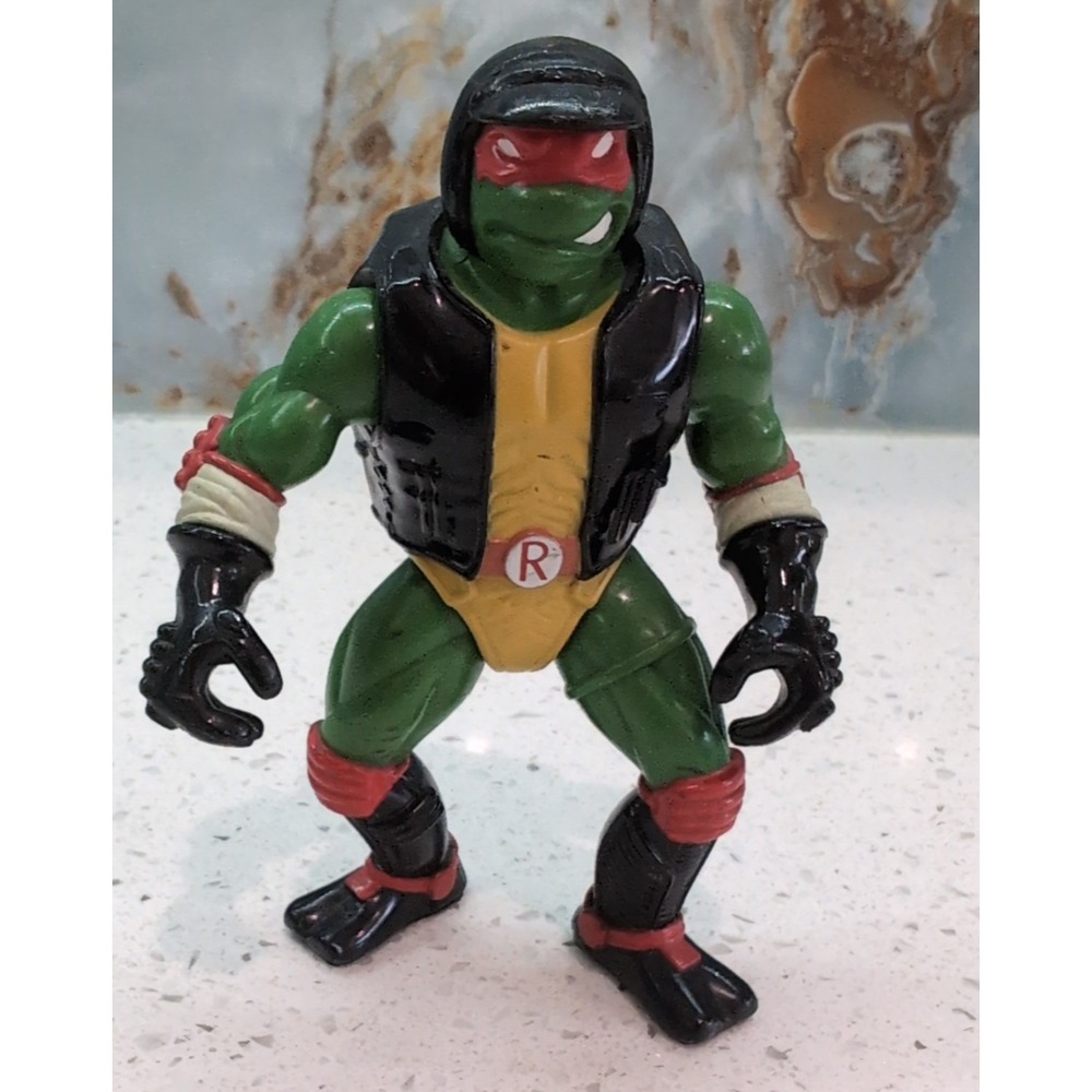 TMNT Teenage Mutant Ninja Turtles 1997 BAD BOY BIKER RAPH TMNT RAPHAEL Figure 5"